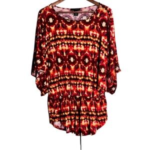 Grace Elements Boho Flowy Blouse Size Medium